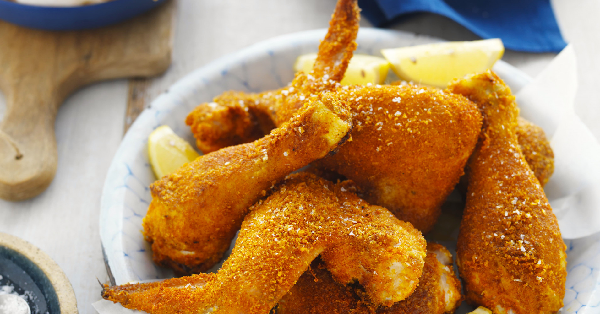 Southern-style Crisp Chicken Tray Bake Recipe | myfoodbook | Southern fried chicken recipe oven bake